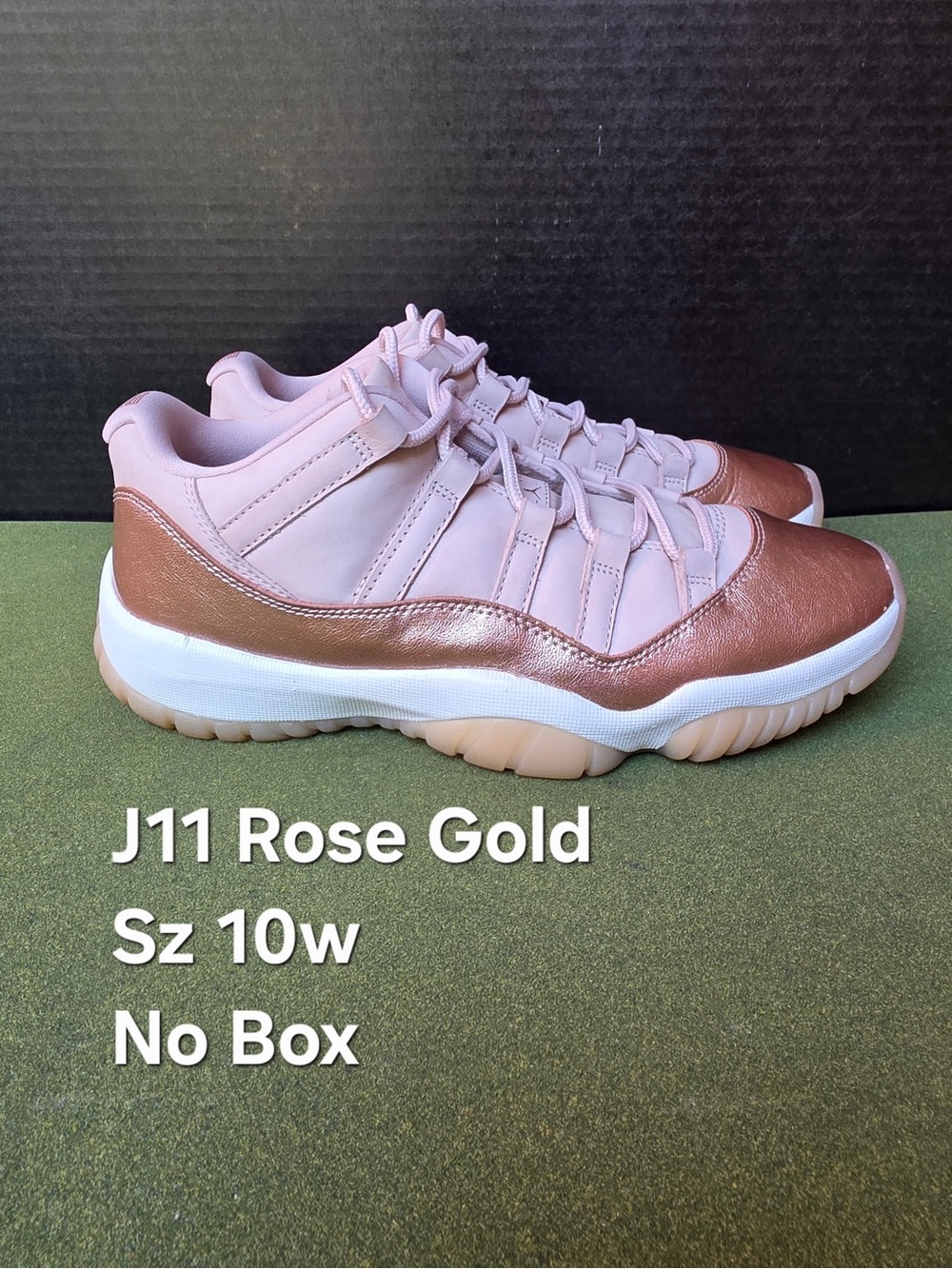 Jordan 11 Low Rose Gold Pink Sneakers